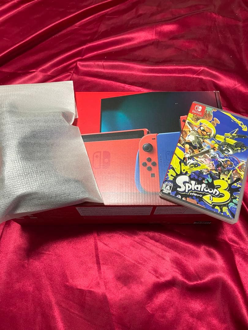 【タケヒロ】スイッチ マリオレッド×ブルー プロコン スプラ3 セット