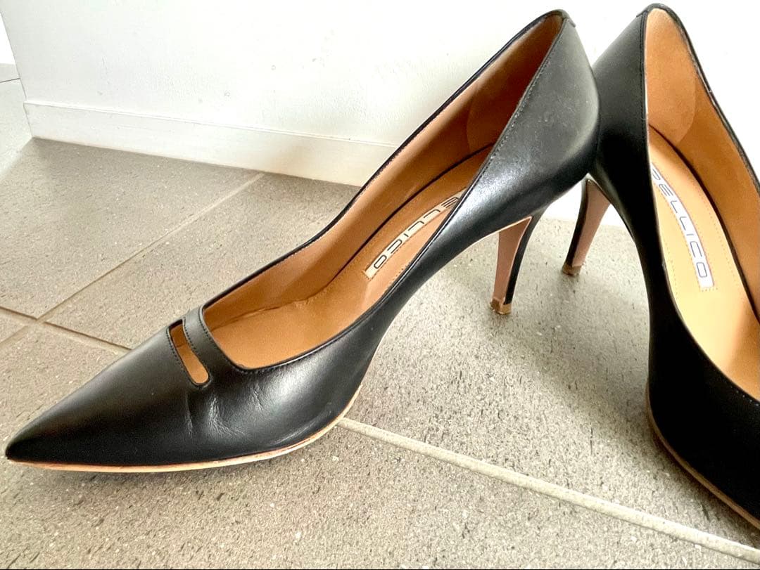 PELLICO ブラック 黒 39 ANIMA ペリーコ