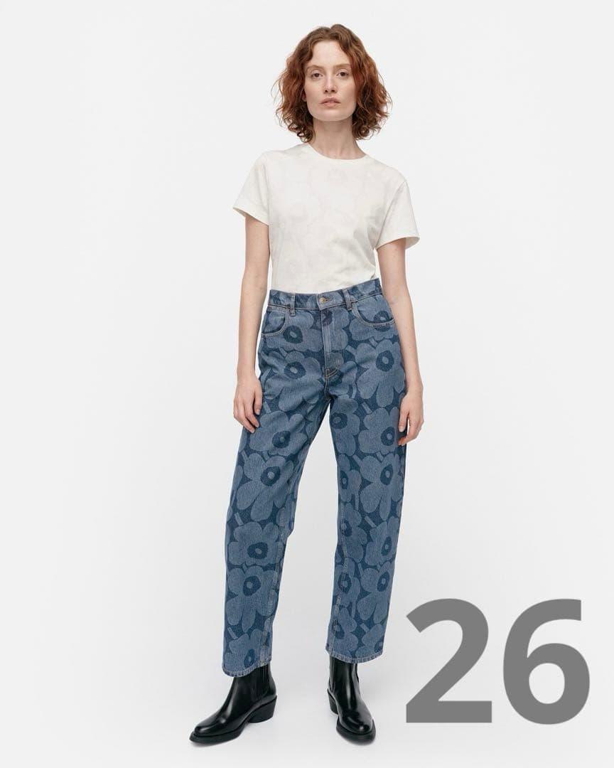 マリメッコ マリデニム ジーンズ　marimekko ジーパン　ウニッコ