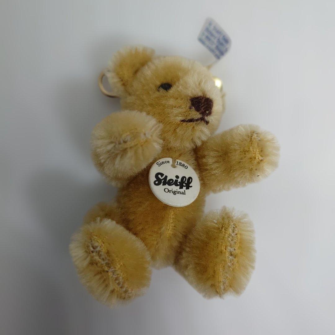 Steiff シュタイフ モヘア ミニテディベア キーリング