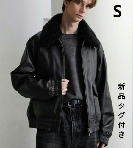 新品タグ付き　CLEL　 牛革/カウレザー G-1ブルゾン　S