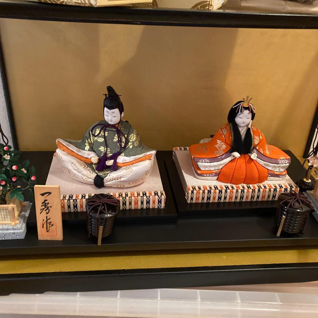 雛人形 伝統的な陶器製