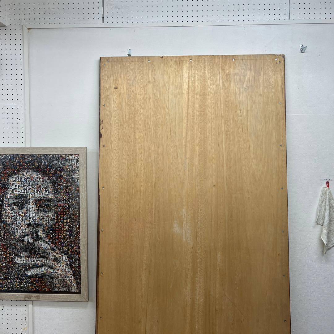 超大型木製フレームの全身鏡 、引取り限定，3月末まで