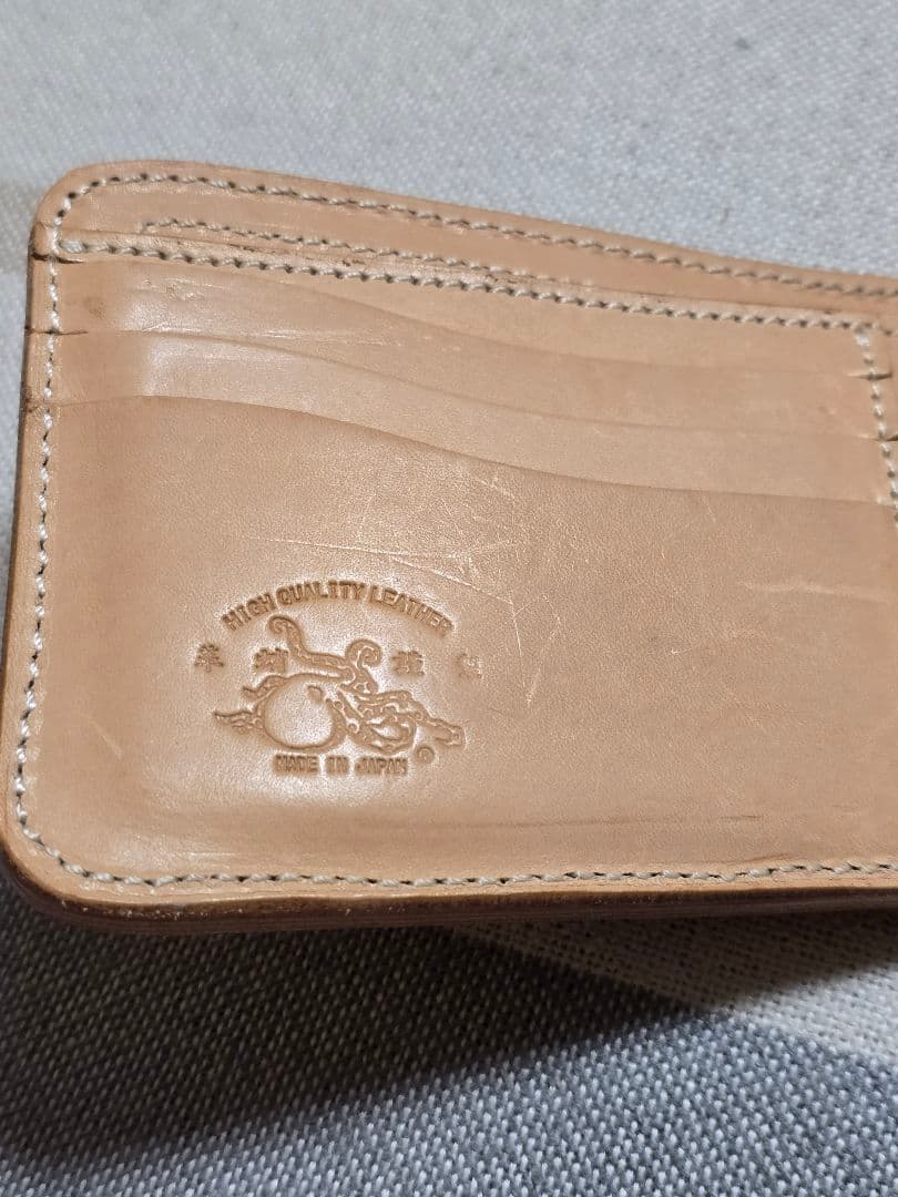 【ほぼ未使用】革蛸　 台形ショートワレット（セカンドタイプ）２４時間以内発送可能