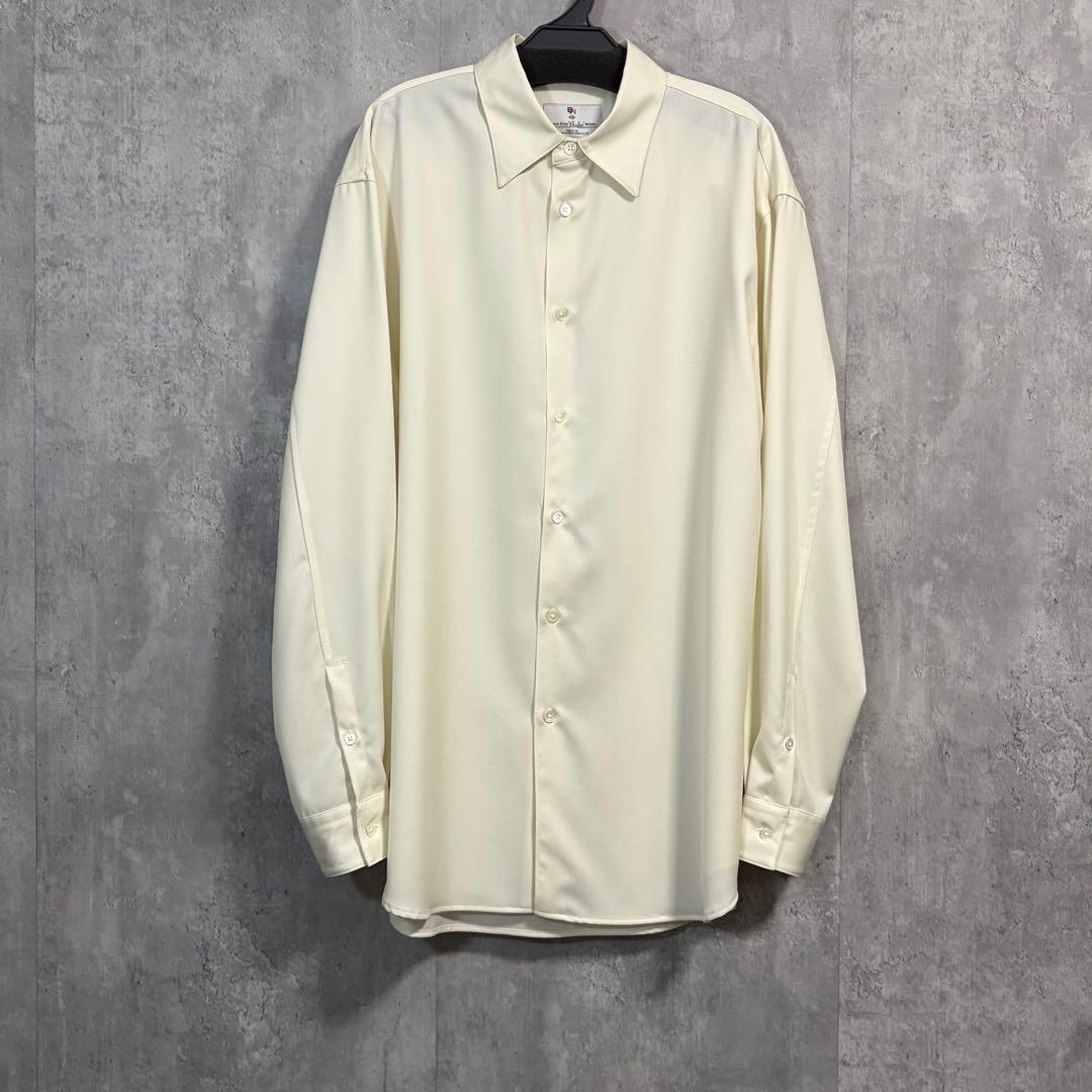 【新品未使用】MB ULTIMATE尾州ウール パーマネントシャツSオフホワイト