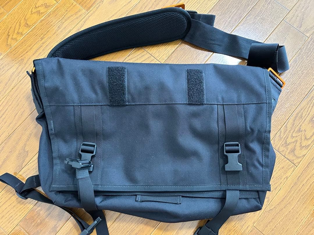 MISSION WORKSHOP メッセンジャーバッグ 黒 オレンジバックル