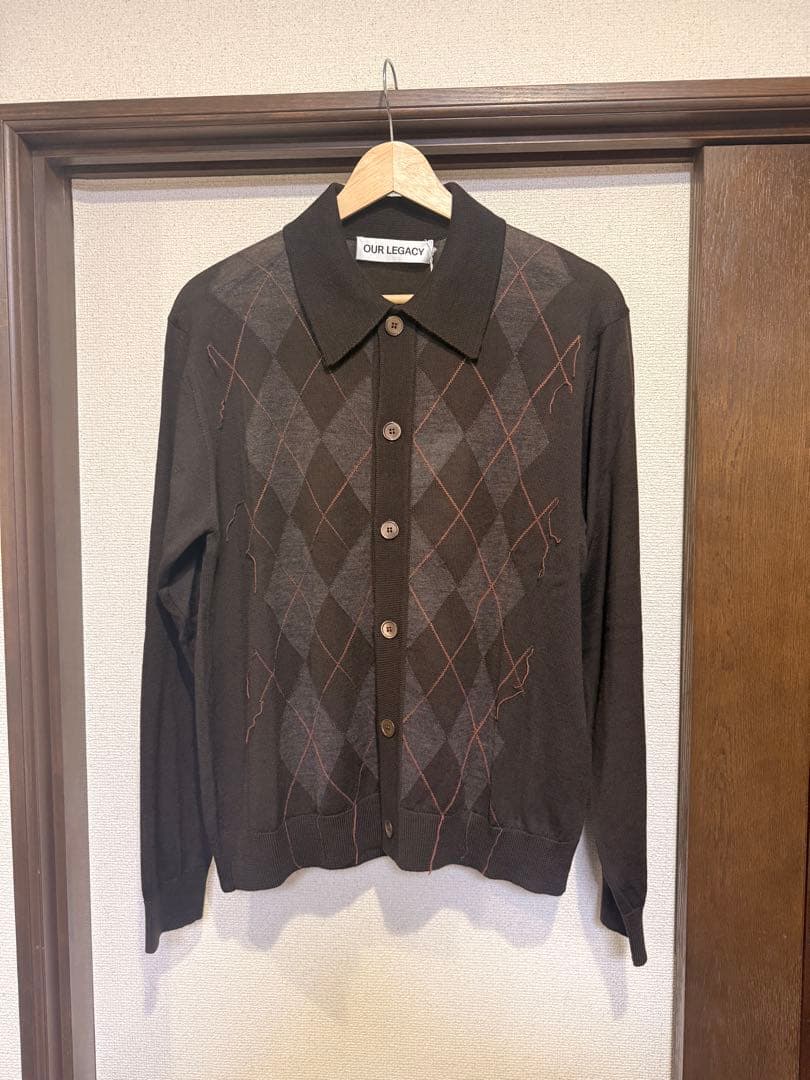 OUR LEGACY EVENING POLO アーガイル - 44 XS