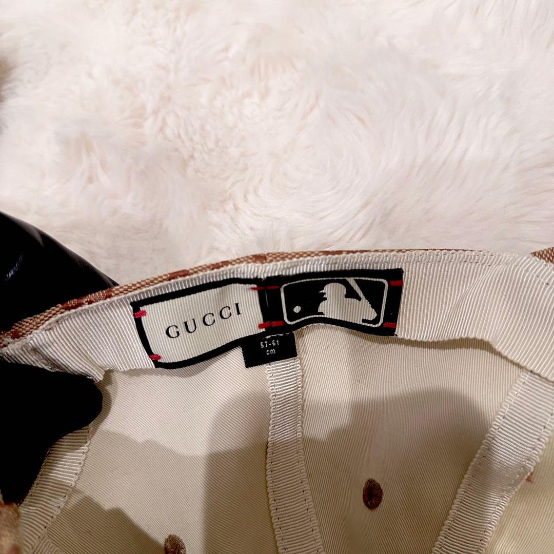 GUCCI×ヤンキース コラボ GG柄キャップ
