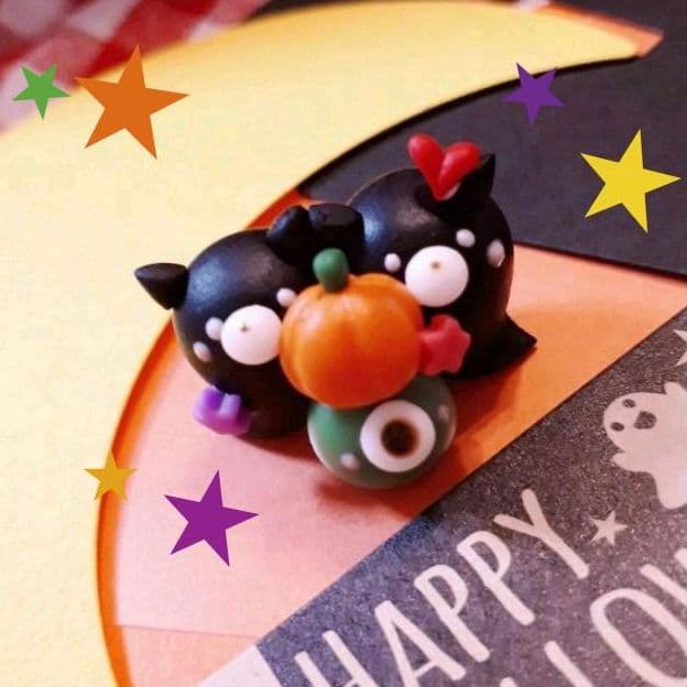 【お値下げ♡】仲良し黒猫☆ハロウィン