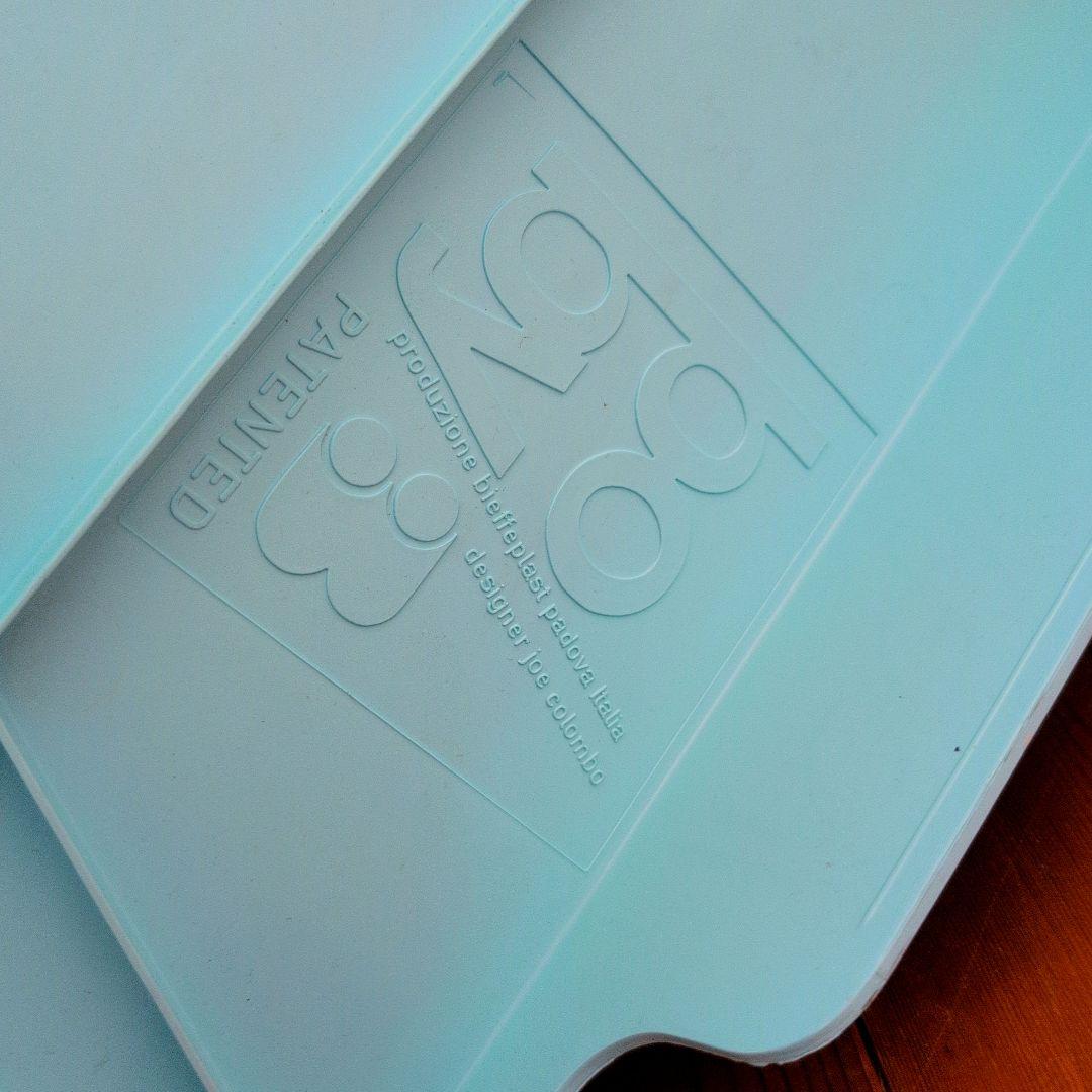 Joe Colombo B-LINE ビーライン ボビーワゴン2段　水色変色あり