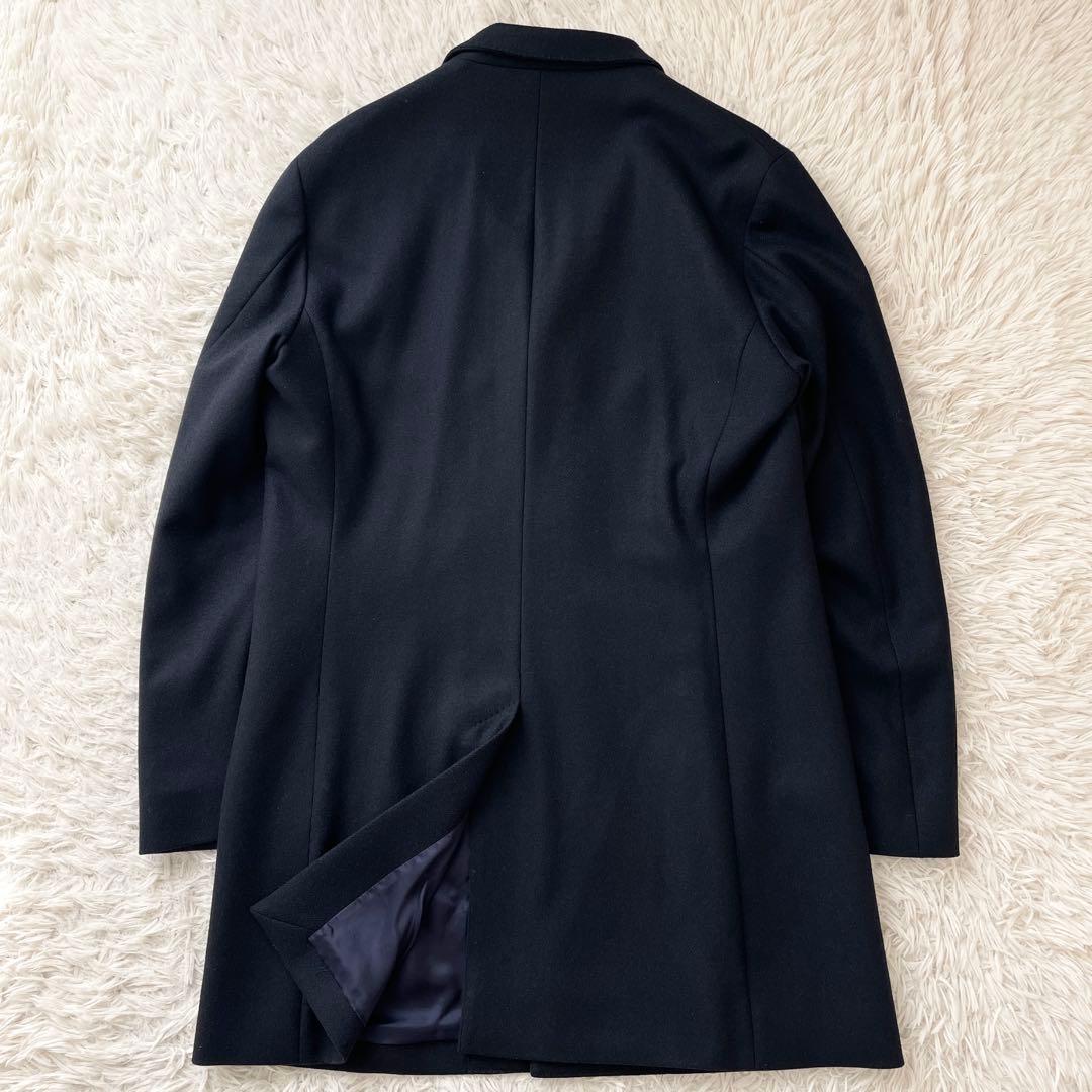 極美品 XLサイズ ポールスチュアート カシミヤ 近年モデル ステンカラーコート