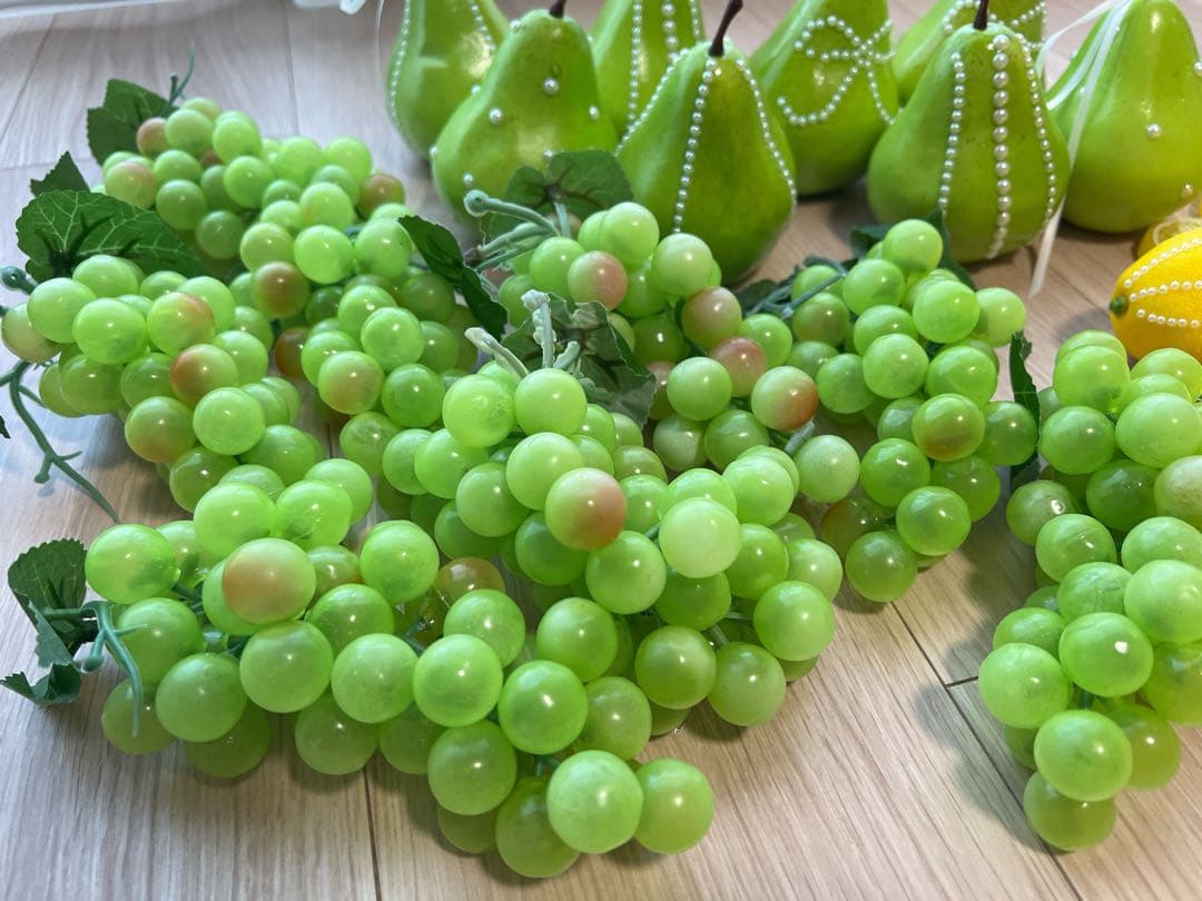 フェイクフルーツ ラフランス・ブドウ・レモン・ライム