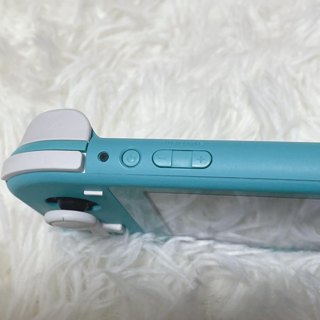 動作品✨ Nintendo Switch Lite ターコイズ グリップ付き