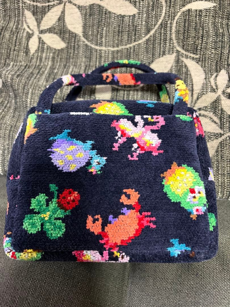 FEILER 神崎恵さん×フェイラーファンキーフォーチュン　ミニキューブバッグ