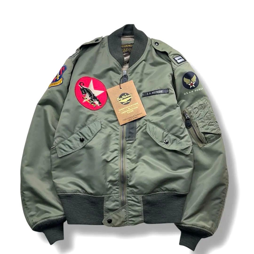 タグ付き バズリクソンズ L-2A フライト ジャケット ワッペン パッチ L