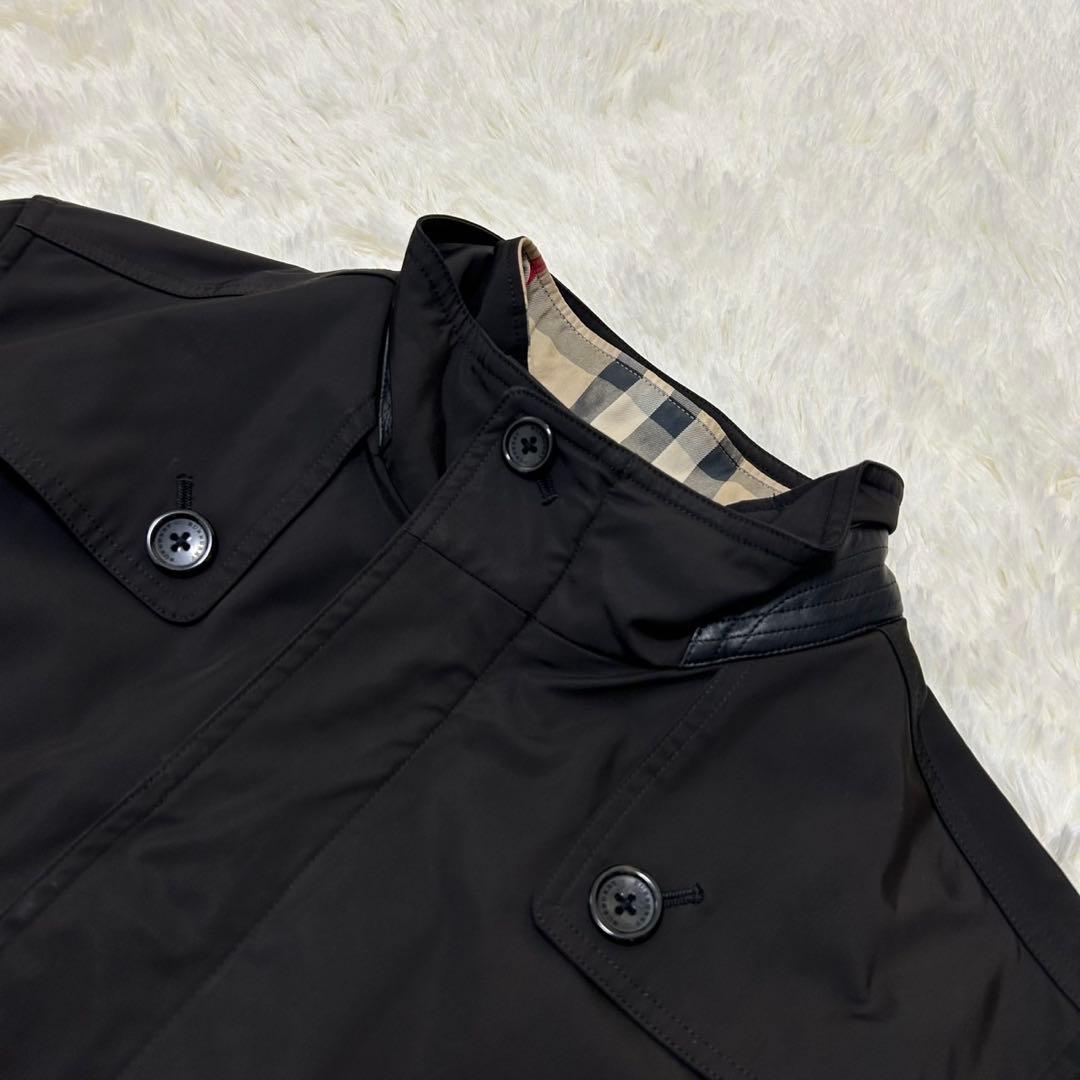 【美品/LL】バーバリーロンドン トレンチコート アウター 比翼 ノバ ベルト