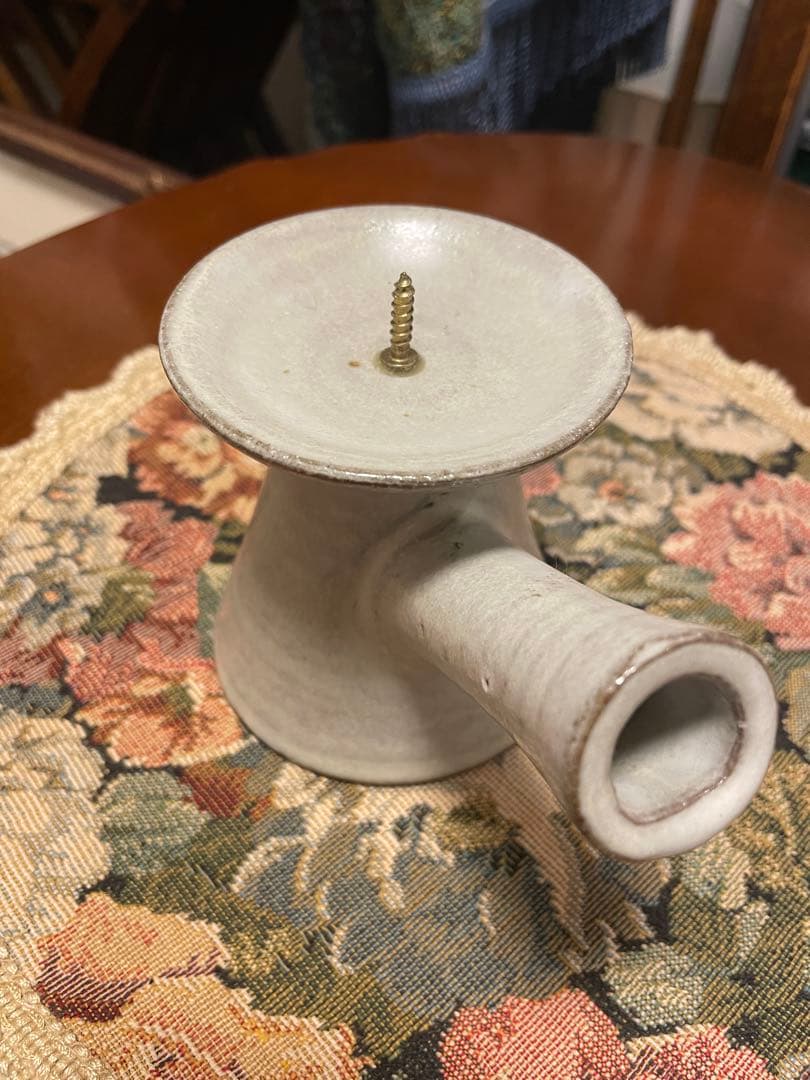 福光焼 キャンドルホルダー 陶器