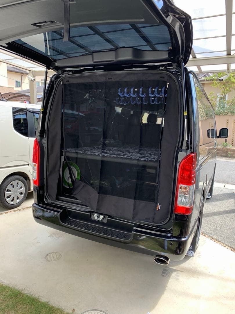 ユーアイビークル　ハイエース　防虫ネット　リア一面　標準ボディ　標準ルーフ