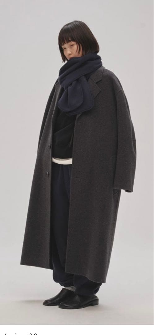 【Chrie】Todayful Wool Over Coat チャコール
