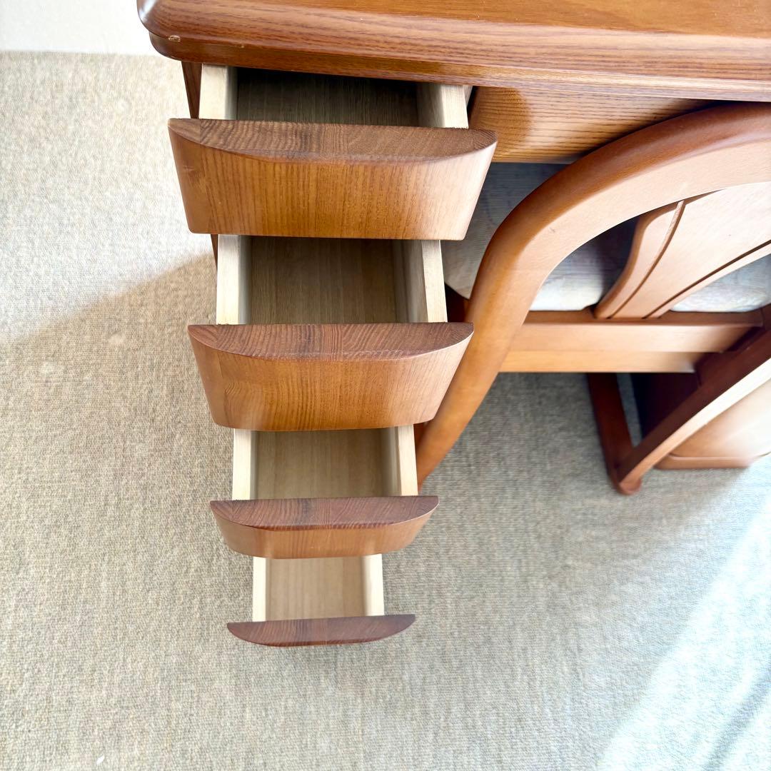 【大幅値下げ】木製三面鏡ドレッサー　別出品の椅子とセット購入をお願いします