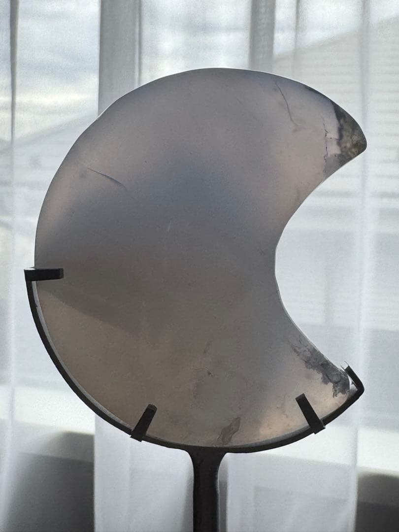 癒しのブルーカルセドニームーン⭐︎ミルキーブルーのやさしい輝き◎