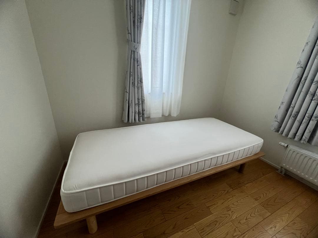 【送料込】無印良品 ベッドフレーム マットレス セミシングル セット