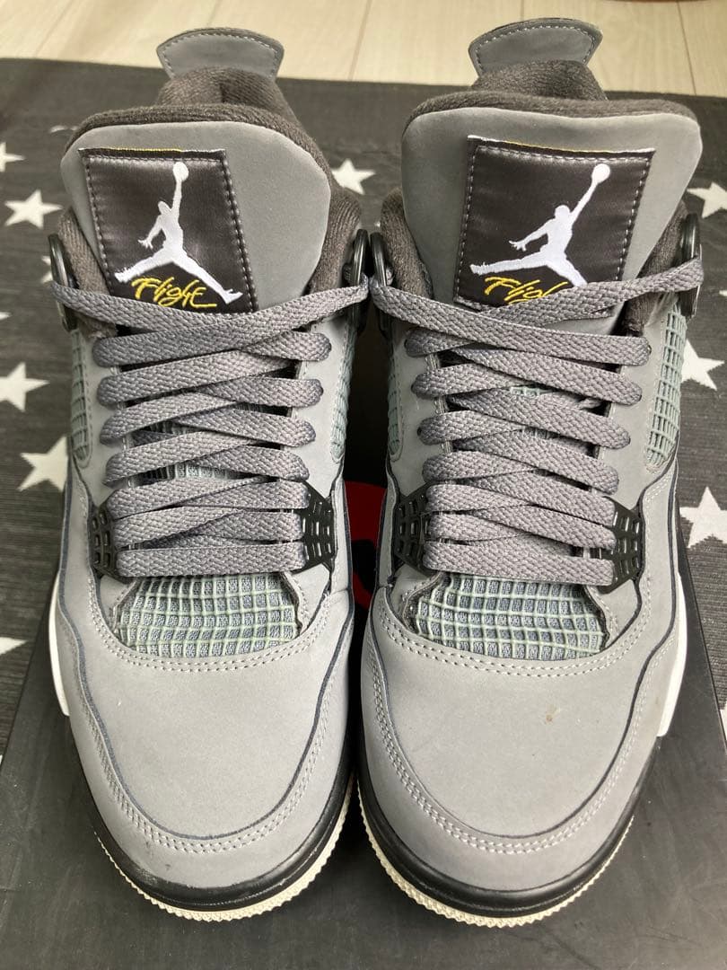 靴 NIKE AIR JORDAN 4 RETRO COOL GREY