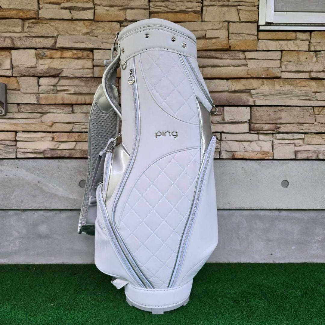 PING ピン レデースキャディバッグ ホワイト