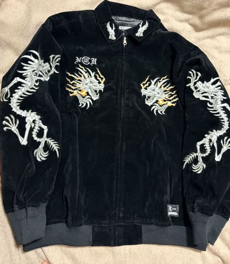 未使用 SUKAJAN 別珍 龍スカジャン unisex 美品 vintage