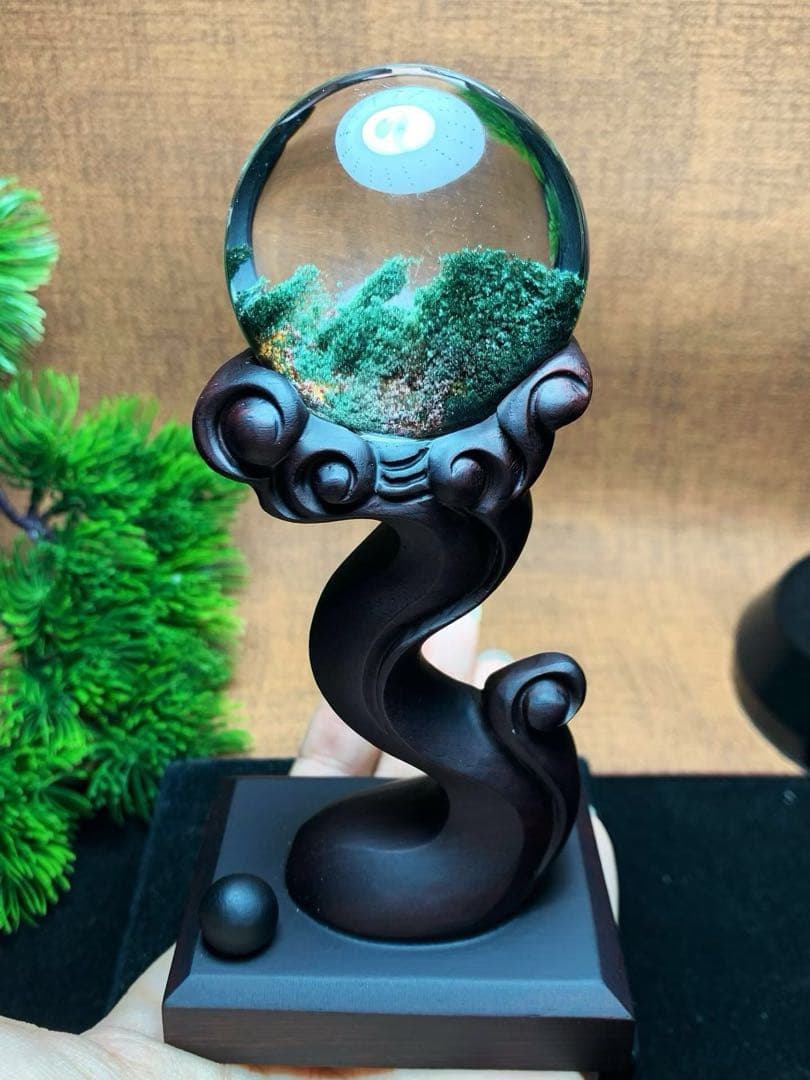 ⭐︎【極上品】天然 グリーン ガーデン クォーツ 置物 86g