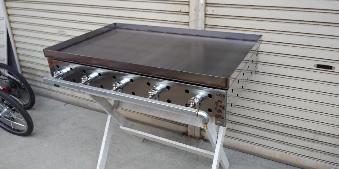 大量調理　グリドル　９００×５５０　鉄板焼きグリラー　お好み広島焼きそば　ＢＢＱ