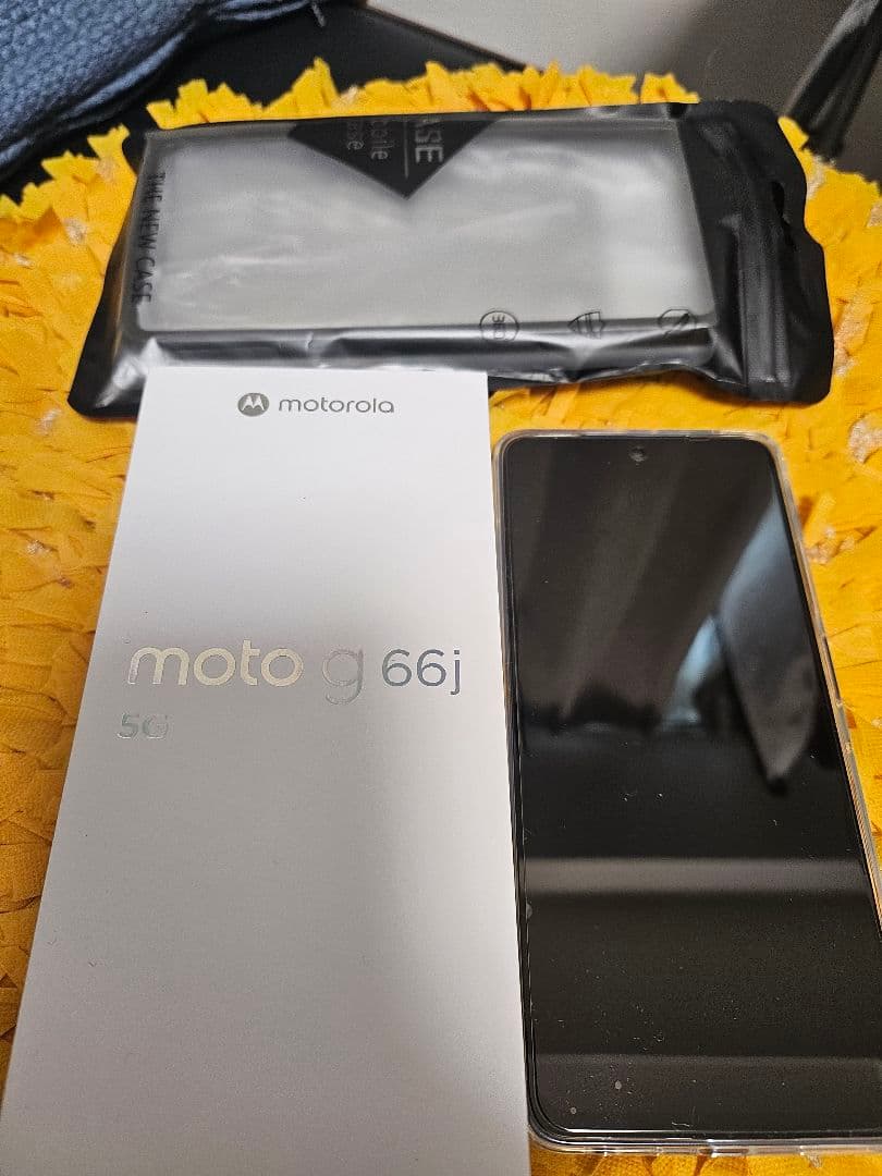 スマートフォン本体 Motorola moto g 66j 5G 128G Black Oyster