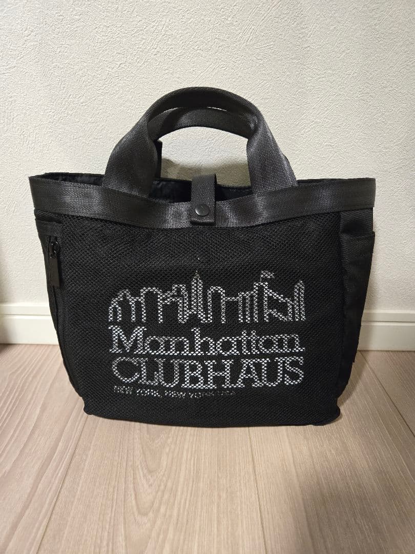 Clubhaus ✕　ManhattanPortage　ブラックトートバッグ