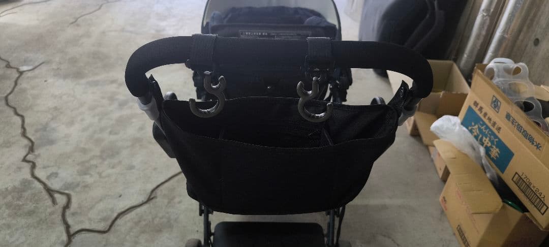 KATOJI　2人でゴー　ベビーカー　レインカバー付き　中古品