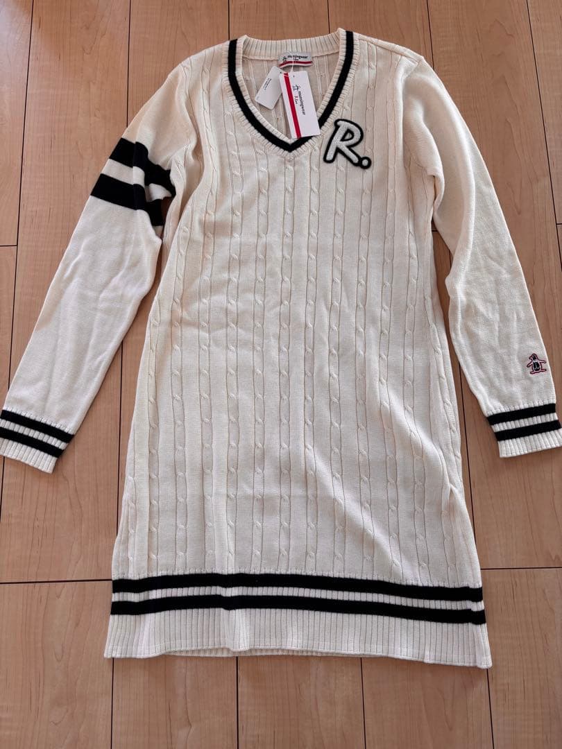 マンシングウェア　ニットワンピース