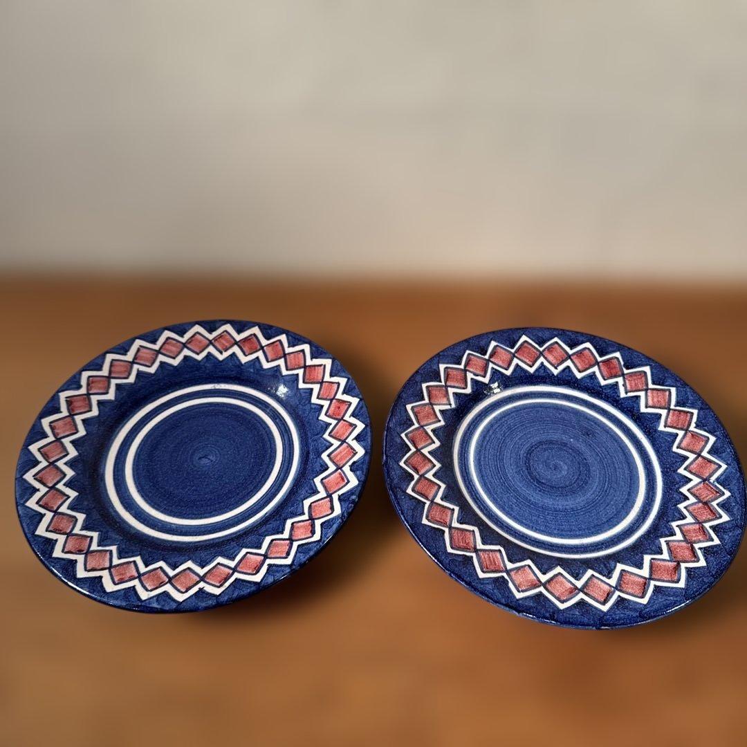 Ceramica Vietri イタリア陶器 プレート 2枚
