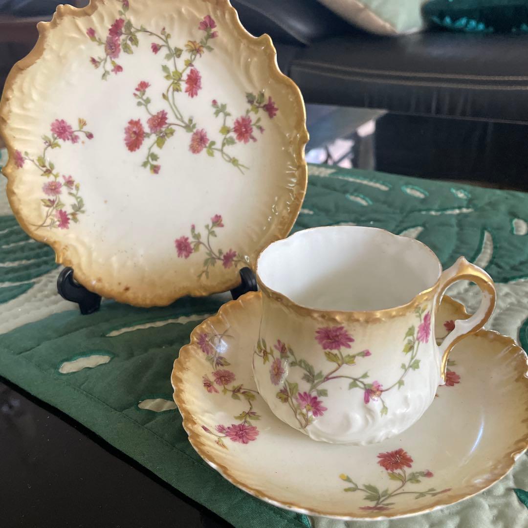 アンティーク　リモージュ　ティーセット