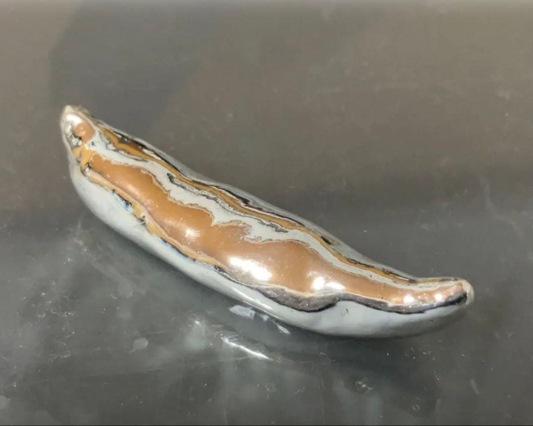 【新品未使用】プチ贅沢な「とうがらし箸置き」純銀 Model No.③