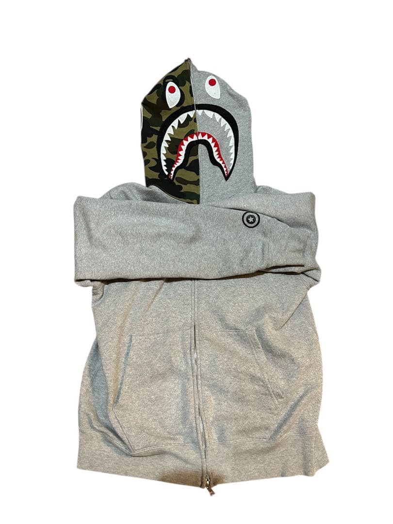 A Bathing Ape シャークフードパーカー M