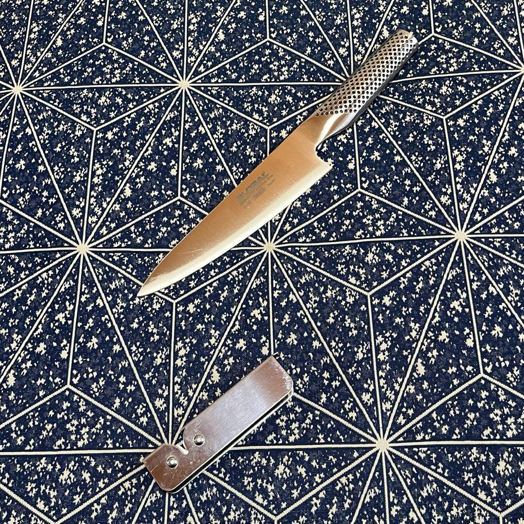 包丁　グローバル　牛刀G-55 シャープナー