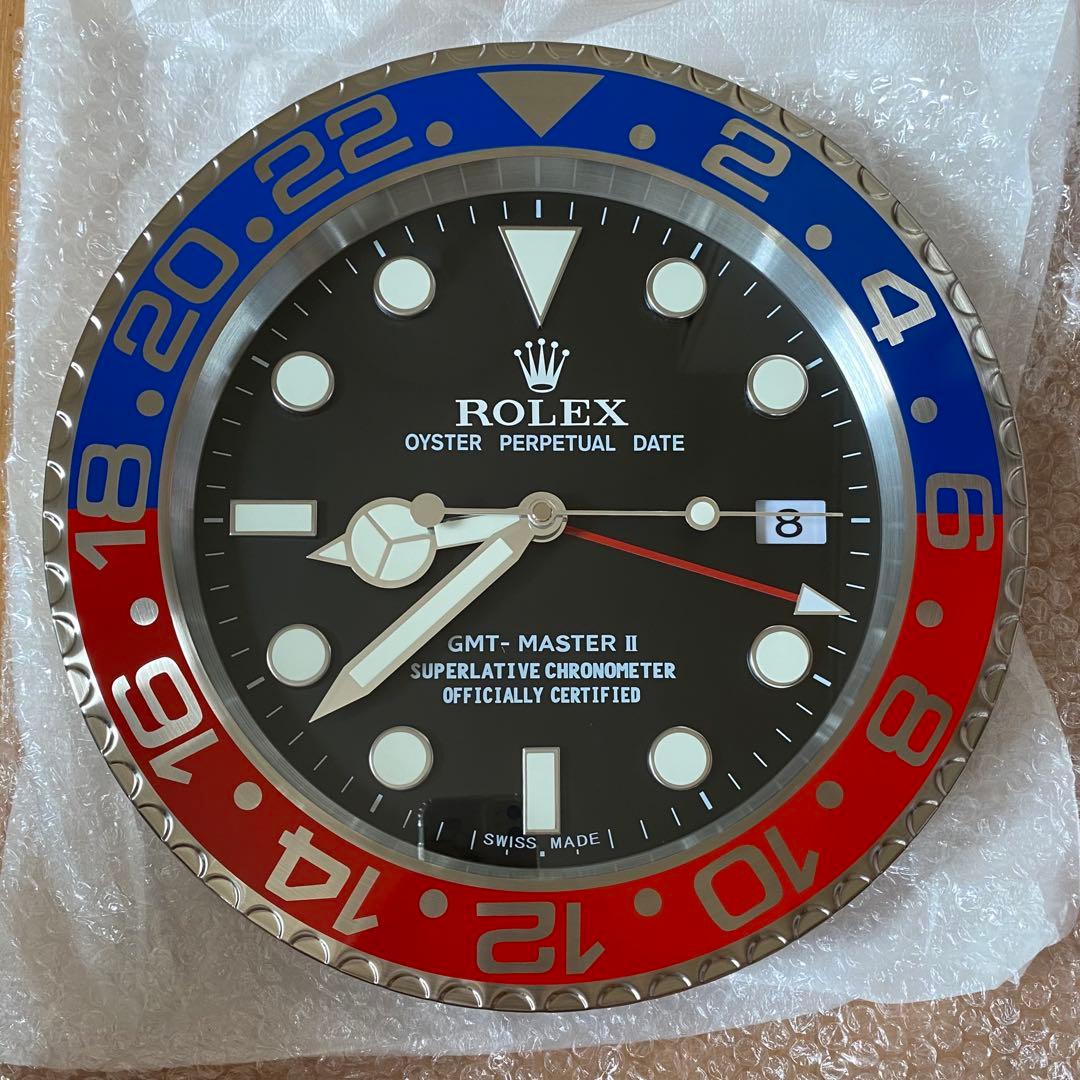新品 海外販促品 GMTマスターII　ペプシ　ロレックス　掛け時計