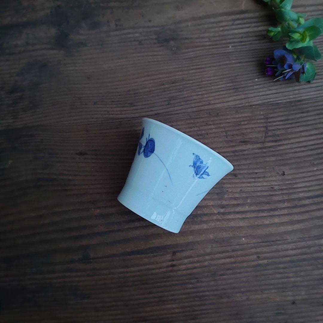 【ご成約】古伊万里 染付 花文 広東碗形 蕎麦猪口と骨董の器 おまとめ