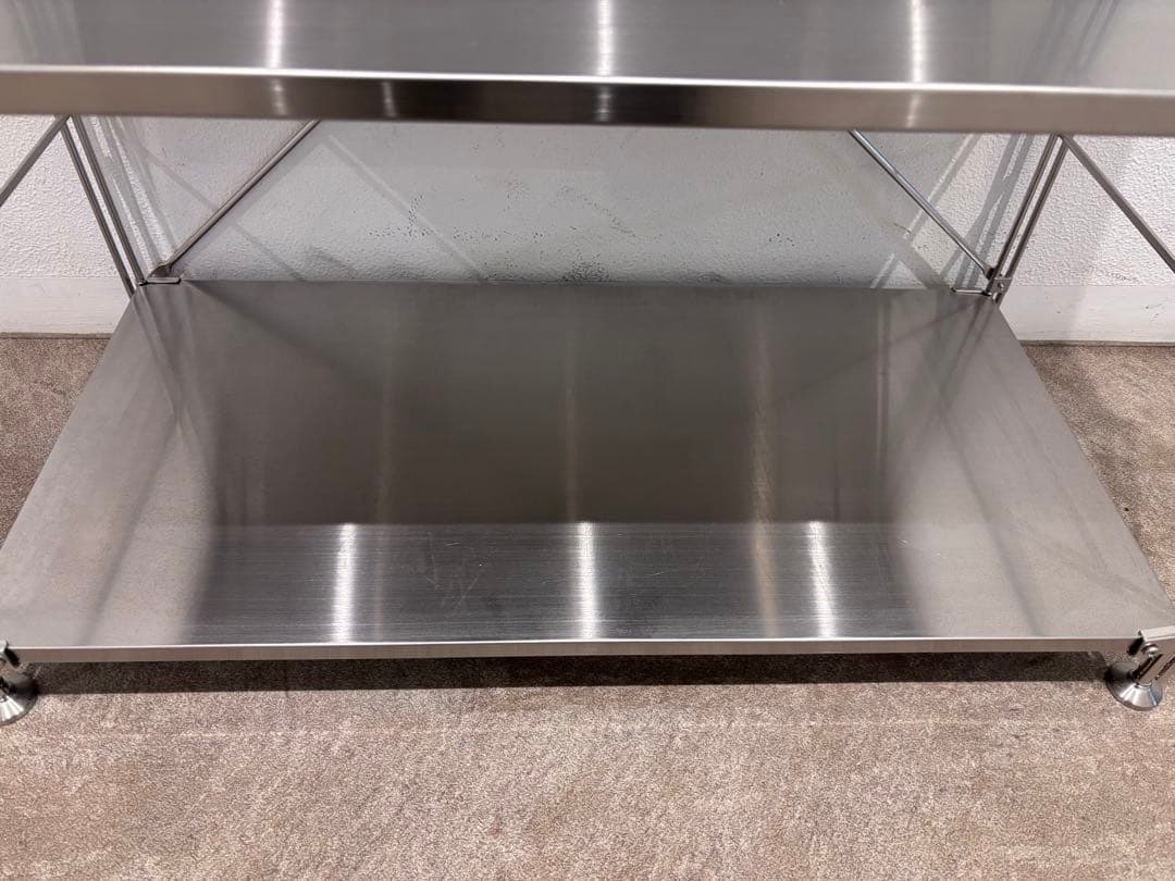 ☘️送料無料⭐️美品⭐️無印良品⭐️ステンレスユニットシェルフ⭐️棚セット⭐️ワイド⭐️小