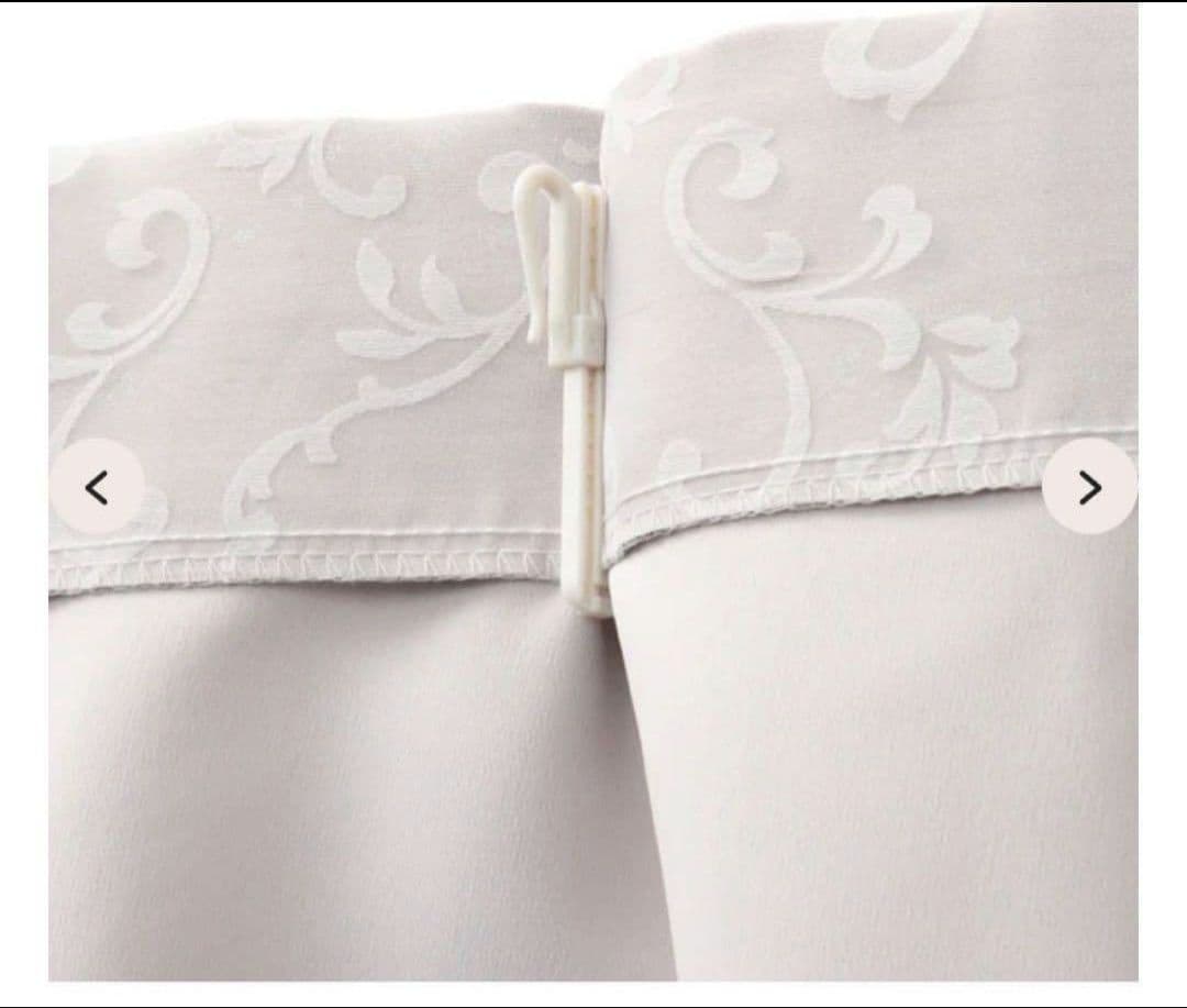 Francfrancプリス×ルシーラ ダブルカーテン H1350×W1000